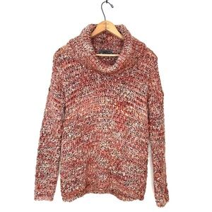 Elsamanda | Orange Turtleneck Sweater Size Small